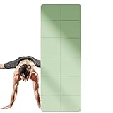 Rangement facile : doté d'un design pliable et élégant, ce tapis de yoga est facile à transporter et à utiliser à l'extérieur, offrant un confort et une commodité optimaux pour les entraînements quotidiens et les besoins de voyage