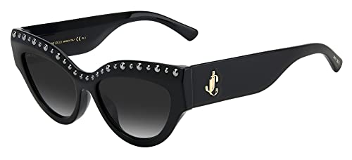 Jimmy Choo Black Acetate Cat Eye Sunglasses