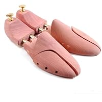 MAIL MORE Cedar Shoe Stretcher, Cedar Shoe tree, Shoe Trees for Men and Ladies, Wooden Shoe Stretcher Shaper, Cedar Wood Shoe Tree, Adjustable Shoe Shaper UK, shoe extender, UK Size 6-11