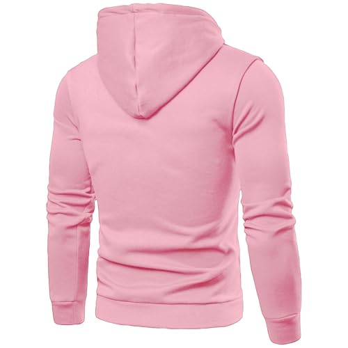 Men's Casual Hooded Collar Hoodies Athletic Long Sleeve Pullover with Pocket Fashion Loose Sweatshirts Fall Winter Clothes4