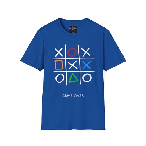 T-shirt gamer bleu marine idéal pour vos soirées streaming et jeux vidéo