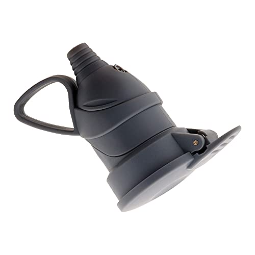 Zenitech - Zenitech Female Plug with Clasp -16A 2P+T - Grey