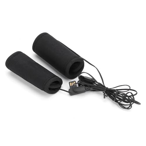 Psytfei Motorcycle Heated Grips 5v Heated Motorcycle Grip Pads Motorcycle Handlebar Heated Pad Motorcycle Warm Heated Grip Kit Electric Handlebar Grip for 22?32mm/0.9?1.3in