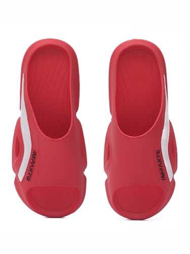 Image of Impakto Men EVA Flip Flops | Lightweight, Soft & Comfortable Slippers | Wide Toe Box, Airflow Ventilated Design, Anti-Skid & Water-Resistant, Indoor & Outdoor Chappal | Everyday Essentials