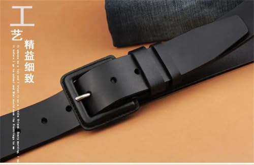 Men's Belts Genuine Leather LONG Large Pin Buckle Belts Waist4