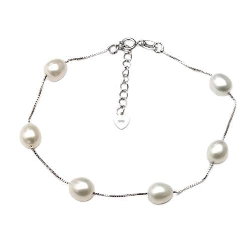 Bijoux bracelet perles d'eau douce argent 925 : offrez un cadeau poétique et mémorable