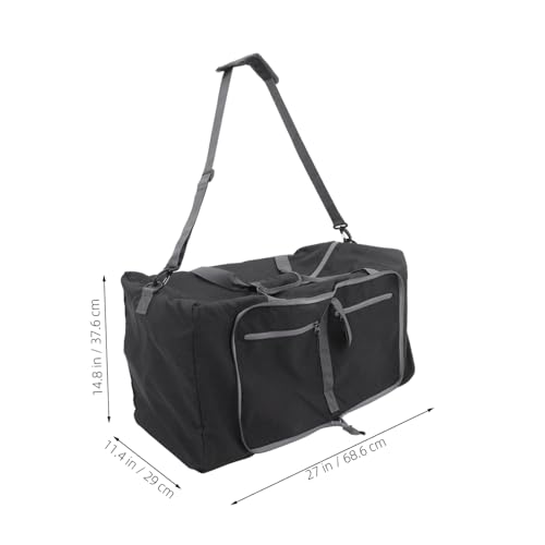 Foldable Travel Duffel Bag with Shoulder Strap Lightweight Sports Bag with Shoe Compartment for Gym Overnight and Weekend Trips Capacity2