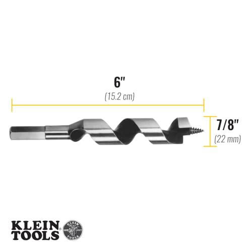 Mèche hélicoïdale anti-déviation Klein Tools 53404 pour perçage net 7/8"