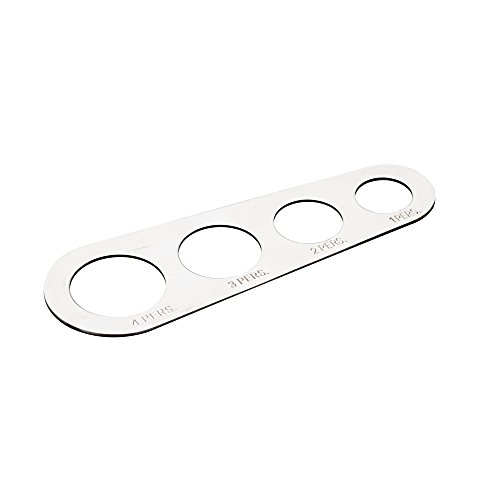 Medidor de Espaguete de Aço Inox Italia Lyor Branco 18.5x6.5Cm
