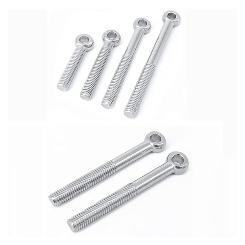Pernos de ojo M8x80mm para anclaje de tuberias y valvulas de agua 6