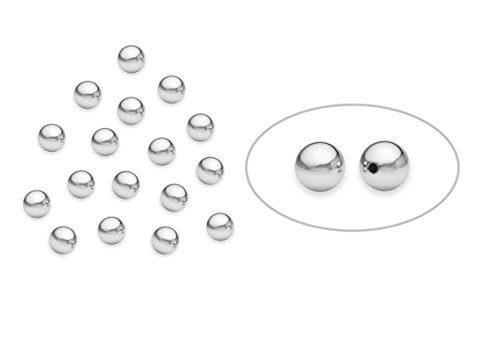 100 Pieces Sterling Silver Round Bead 4 mm