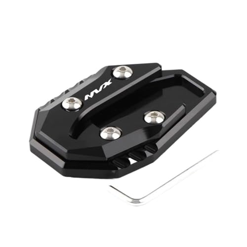 Plaque support agrandie NVX AEROX 155 pour un stationnement stable et sûr