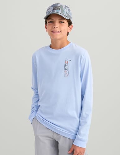 HUK Boys' Long Sleeve Graphic Tee, Soft, Comfortable T-Shirt with Fun Fishing Designs for Everyday Wear3