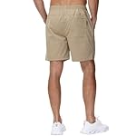 Yundobop Men's Casual 7 Inch Shorts Twill Drawstring Summer Beach Stretch Golf Shorts with Zipper Pockets - Image 3