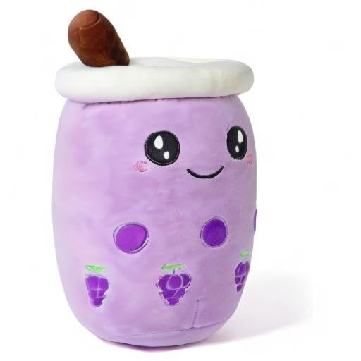 shownicer Plüschtier Boba Tea Kuscheltier Stofftier Kawaii Bubble Tea Plüsch, Plüschkissen Spielzeug, Milchtee Teetasse Kissen Puppe Wurfkissen, Schmusetier Geschenk für Kinder Mädchen Jungen