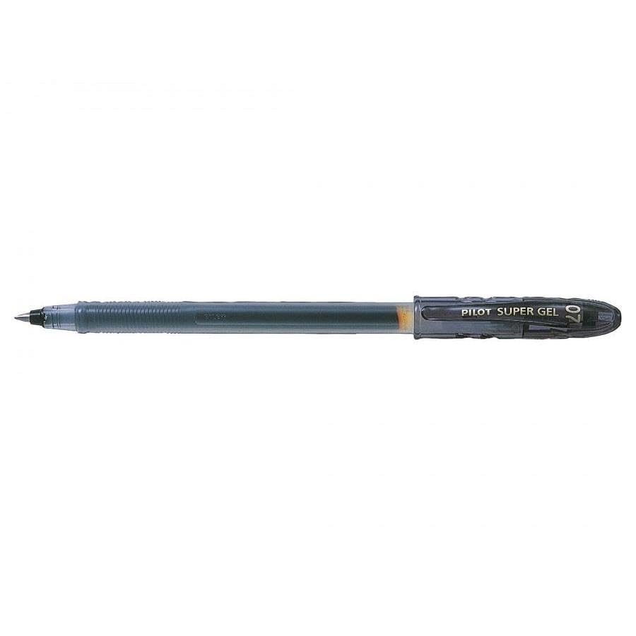 PILOT Confezione 6 Penne A Sfera Gel Super Gel SG-7 – Punta Media 0,7 Mm, Inchiostro Nero - 6