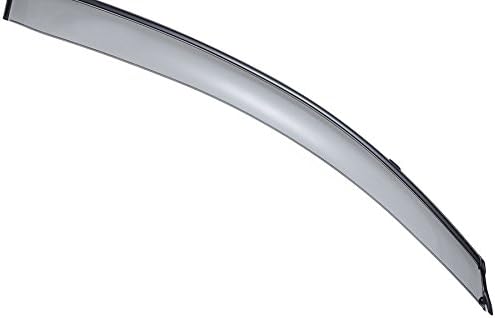 WellVisors Window Visors Wind Deflectors Compatible with Mitsubishi 2007-2013 Outlander with Black Trim Rain Guards 3-847MI002