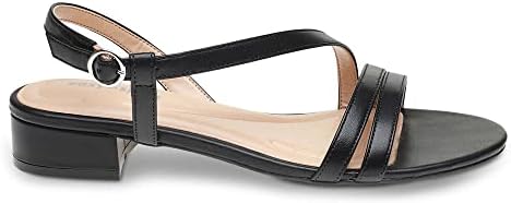 Easy Spirit Women's Glenni Sandal, Black, 7.5 | Image 3