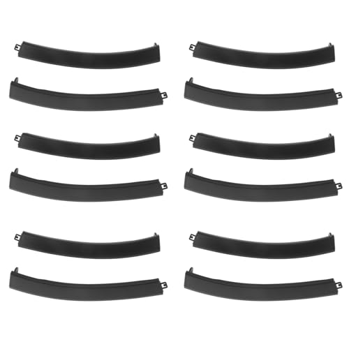 PokFhgur 12 Piezas de Parachoques Delantero Parachoques Rueda Moldura de Ajuste para 2007-2011 71108-000 71103-000