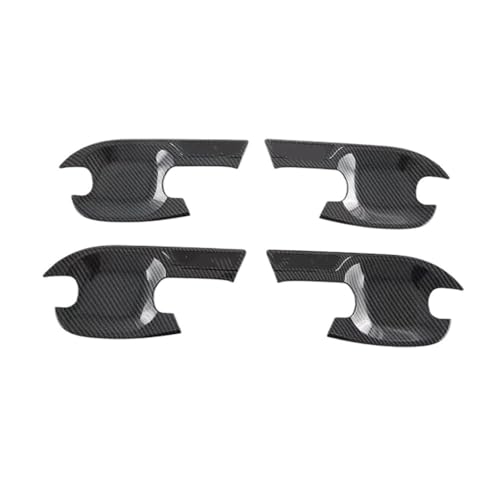 Garniture poignée de porte D-Max protection carbone anti-rayures