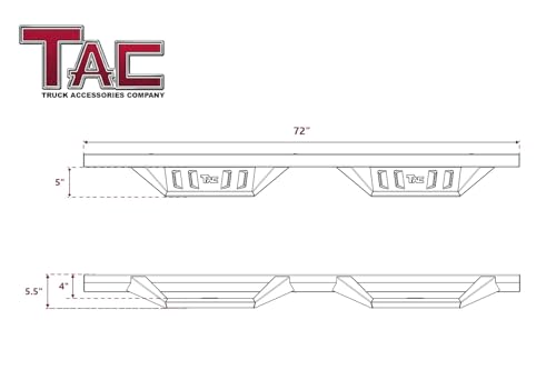 Estribos TAC para Silverado/Sierra 1500 y 2500/3500 cabina doble miniatura 4