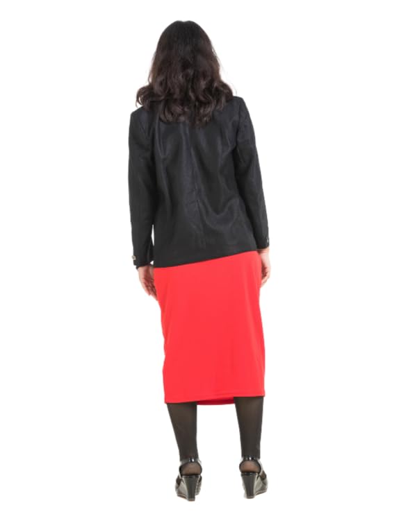 Girls Black Solid Blazer 1