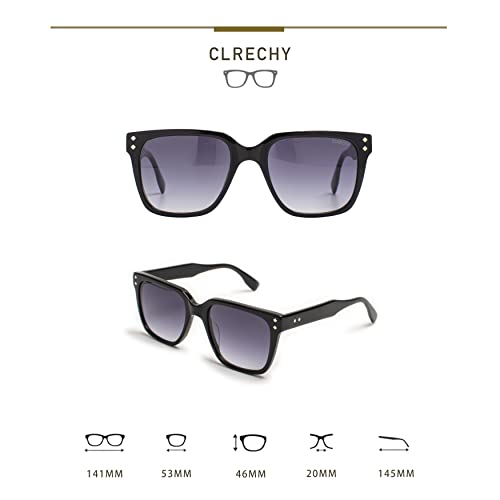 Trendy Designer Large SunGlasses for Men and Women, Square Big Sun galsses with UV 400 Protection3