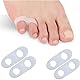 Nein 4 Silikon Zehenspreizer kleiner Zeh für Hallux Valgus Hammerzeh Fußschmerzen überlappende Zehen Relief Kleiner Zehen Druck und Hammerzeh Fußschmerzen
