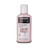 FÁCIL DE APLICAR: 1. Limpiar las zapatillas a pintar. Para superficies de cuero, use un decapante o preparador de cuero, para preparar la superficie. 2. Antes de pintar, remover el contenido con un pincel, hasta obtener un color homogéneo. 3.1. Utilizar una esponja para cubrir la superficie. 3.2. Utilizar un pincel para personalizar. 3.3. Utilizar un aerógrafo para pintar la superficie. CONSEJO: Utilizar la base neutra para diluir la pintura, para mantener sus propiedades o como capa protectora.