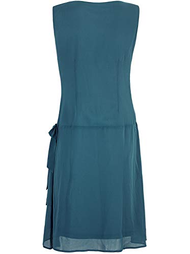 Vijiv Womens 1920s Inspired Flapper Dress High Tea Drape with Bow Fashion Roaring 20s Great Gastby Dress4