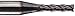 Kodiak Cutting Tools KCT166362 USA Made Solid Carbide End Mill, AlTiN Coated, 4 Flute, 1/16