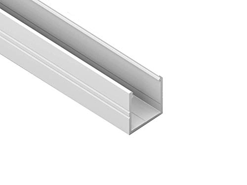 LED Universum Profilé en aluminium pour bande LED avec cache Argenté 16 mm max. Blanc laiteux 2 m Cover
