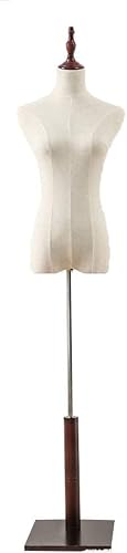 CONGRUI Mannequin Female Clothing Torso Props, Half-Length Manikins, Shop Window Bust Dummy Model