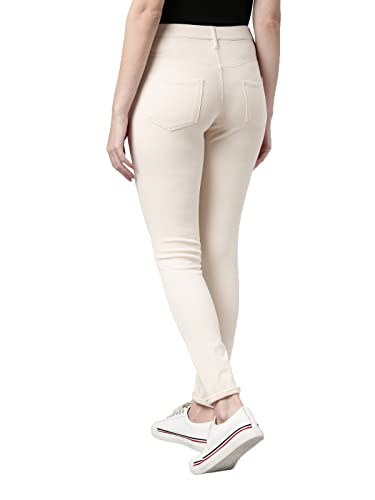 Image of GO COLORS Women Mid Rise Premium Straight Jeans