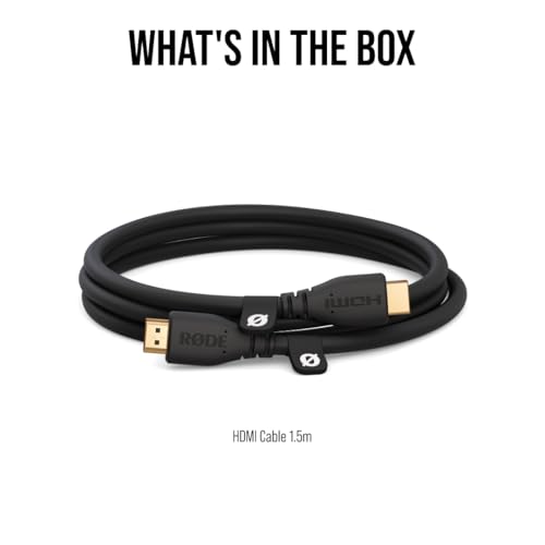 Image of RODE HDMI-1.5 Premium High Speed HDMI Cable with Ethernet (1.5m /5ft, Black)