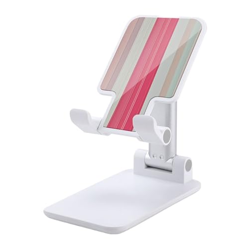 Support de téléphone portable pliable mauve et blanc pour iPhone