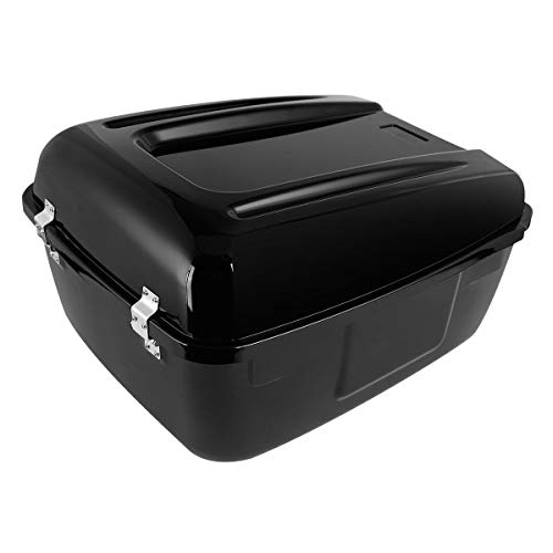 Alforja trasera para motocicleta TCMT tipo policía, compatible con Harley Davidson FLHP y FLHTP miniatura 2