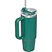 STANLEY Quencher H2.0 FlowState Stainless Steel Vacuum Insulated Tumbler with Lid and Straw for Water, Iced Tea or Coffee (PIne, 40 oz)