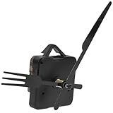 MAGICLULU Conjunto de Piezas de Reparación para Mecanismo de Reloj de Pared, Movimiento Silencioso de Cuarzo Manecillas para Bricolaje en Relojes de Cocina y Sala