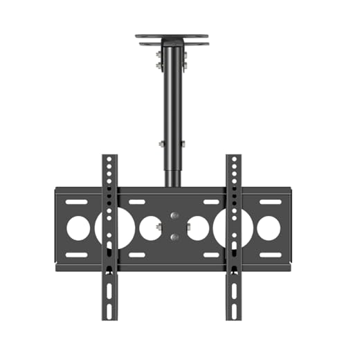 Support plafond TV 27 à 55 pouces inclinable et rotatif à 360