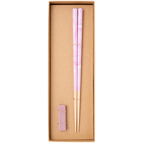 箸蔵まつかん(Hashikura Matsukan) 食洗機対応 天然木 箸置き セット 22.5cm 男女兼用 FUSION cream グレープ 紫 日本製 G-81117