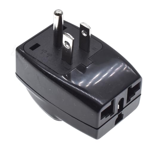 Convertisseur de prise type B adaptateur chargeur noir 10A WDS-5