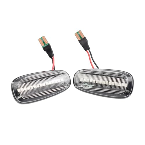 Clignotant dynamique LED Opel feu répétiteur latéral Astra G Zafira A cristal 2PCS