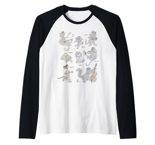 The Aristocats Disney raglan baseball tee : le cadeau idéal pour fan de dessin animé