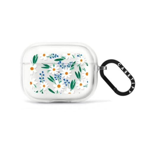 Étui AirPods Pro marguerites CASETiFY givre avec anneau