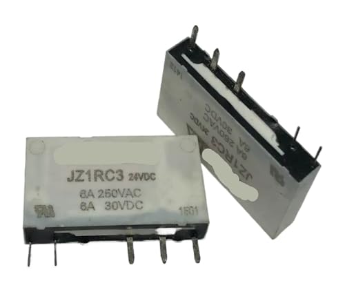 Relé JZ1RC3 24VDC 41F-1C-24V con aislamiento reforzado y terminales de 5 pines