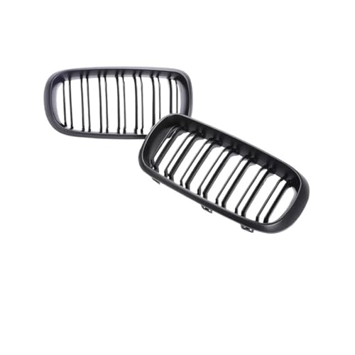Pare-choc avant en fiber de carbone et calandre de capot noire pour X5 X6 2014-2018