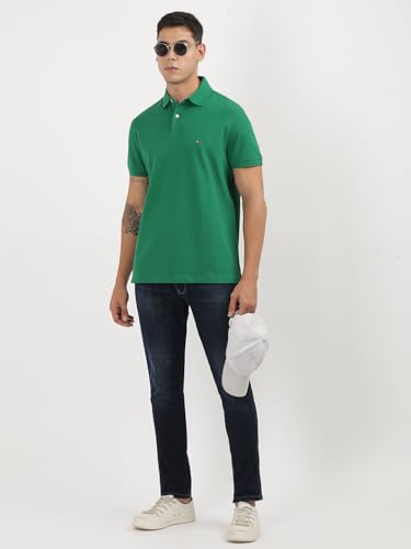 Image of Tommy Hilfiger Men's Cotton Regular Fit Polo T-Shirt