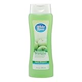White Rain Moisturizing Shampoo - Apple Blossom Scent, 15 fl oz, Hydrating Shampoo for Men & Women, Paraben-Free & Cruelty-Free with White Lily, Green Tea, Rice Protein & Apple Fruit Extract