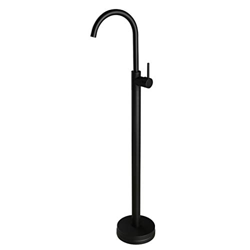 Robinet de douche monté au sol noir pour transformer votre salle de bain en havre de paix